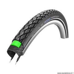 Pneu route 700x23 tringle rigide marque Schwalbe marathon couleur noir (23-622)