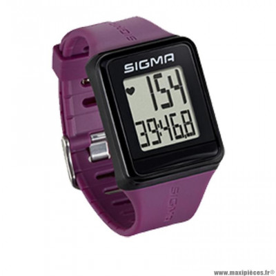 Cardio/montre marque Sigma id.go couleur violet