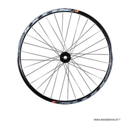 Roue VTT 27.5p avant jante couleur noir mach1 klixx tub.ready. moyeu disc 6t axe traversant 20x110 marque Vélox