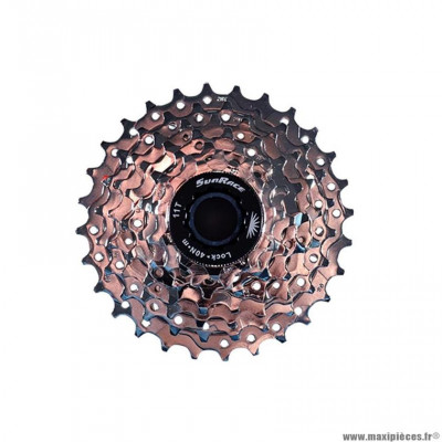 Cassette 7 vitesses VTT marque Sunrace csm63 - 11-28 dents (pour shimano)