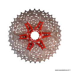 Cassette 10 vitesses VTT marque Sunrace csmx0 metallic - 11-36 dents (pour shimano)