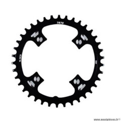 Plateau VTT mono diamètre 96 extérieur 38 dents couleur noir 4 branches marque Sunrace crmx00 1x10/11/12 vitesses