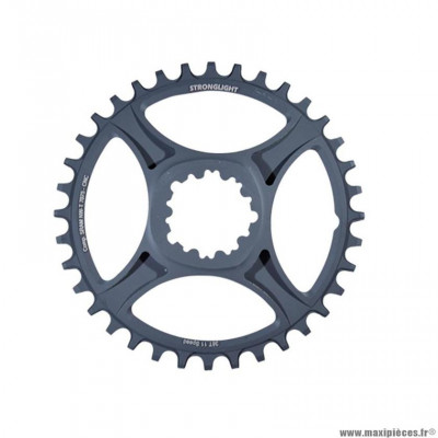 Plateau VTT mono direct mount 6mm extérieur 36 dents couleur noir marque Stronglight pour 11v