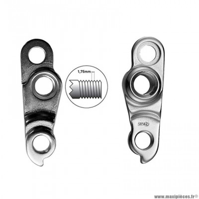 Patte dérailleur alu adaptable cadre kuota (GH-122) marque Marwi - Maxi