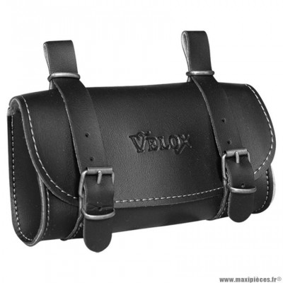 Sacoche selle marque Vélox vintage classic couleur noir