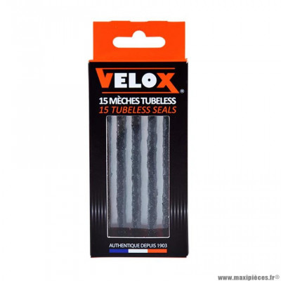Meche/tresse pneu tubeless VTT marque Vélox diamètre 4.5mm (x15)