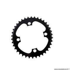 Plateau e-bike/vae mono diamètre 104 extérieur 38 dents couleur noir 4 branches pour brose/yamaha