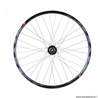 Roue VTT 26p arrière k7 jante couleur noir mach1 klixx tub.ready. moyeu disc 6t 9/10/11v axe.traver.12x142 marque Vélox