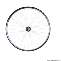 Roue VTT 27.5 plusp arrière k7 jante couleur noir mach1 trucky30. disc 6t 9/10/11v axe travers.12x142 marque Vélox