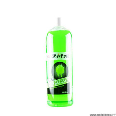 Nettoyant/degraissant vélo chaine et dérailleur marque Zéfal bio degreaser recharge (1 litre)