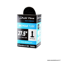 Chambre à air VTT 27.5x2.50/3.00 valve schrader marque Deli Tire (62/75-584)