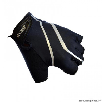 Gants vélo été marque Optimiz ride g200 couleur noir/gris taille L
