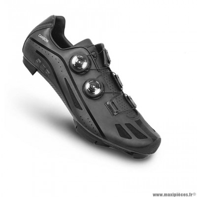 Chaussures vélo VTT marque FLR elite f95x taille 40 couleur noir serrage molette semelle carbone
