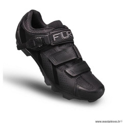 Chaussures vélo VTT marque FLR elite f65 taille 39 couleur noir 2 bandes auto agripanttes + clic