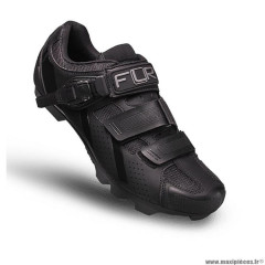 Chaussures vélo VTT marque FLR elite f65 taille 40 couleur noir 2 bandes auto agrippantes + clic