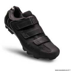 Chaussures vélo VTT marque FLR elite f55 taille 38 couleur noir 3 bandes auto agrippantes
