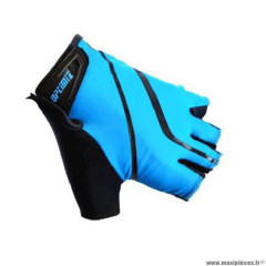 Gants vélo été enfant marque Optimiz ride g200 taille 7/9 ans - YL couleur bleu/noir