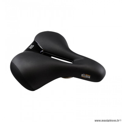 Selle vélo loisir marque Selle Royal premium ellipse relaxed mixte couleur noir