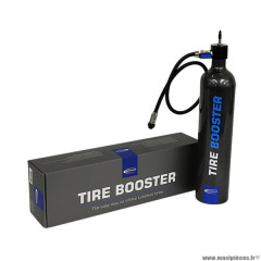 Outil montage pneu tubeless reservoir d'air comprime marque Schwalbe tire booster alu 11bar valve presta/schrader