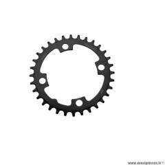 Plateau VTT mono diamètre 96 extérieur 32 dents couleur noir 4 branches marque Sunrace crms00 acier 1x10/11/12 vitesses * Prix spécial !