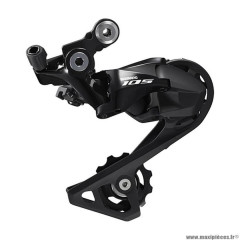 Dérailleur route arrière marque Shimano 105 r7000ss 11v couleur noir chape courte