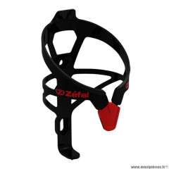 Porte-bidon vélo marque Zéfal pulse a2 couleur noir/rouge avec lien elastomere 26g