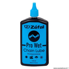 Huile/lubrifiant marque Zéfal pro wet lube biodegradable longue distance et toute condition (125m
