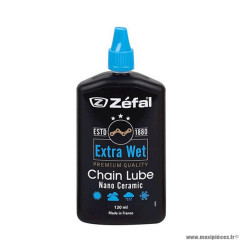 Huile/lubrifiant marque Zéfal extra wet lube ceramique très longue durabilite (125ml)