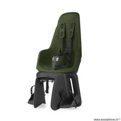 Porte-bébé vélo arrière sur cadre et porte bagage marque Bobike one maxi - green olive (120-175mm)