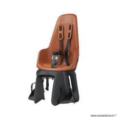 Porte-bébé vélo arrière sur cadre et porte bagage marque Bobike one maxi - chocolate brown (120-175mm)