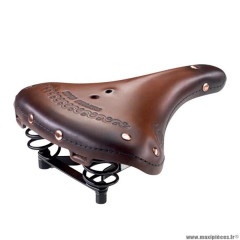 Selle vélo loisir marque Monte Grappa 1990 oxford club charleston cuir veritable