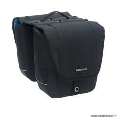 Sacoche vélo porte bagage à pont marque Newlooxs avero détachable couleur noir -25 litres -320x330x130mm