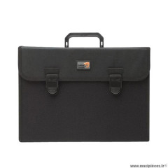 Sacoche vélo porte bagage marque Newlooxs basic sacoche single couleur noir - 20 litres - 410x300x160mm -