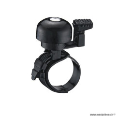 Sonnette vélo ping marque Atoo couleur noir fixation strap ajustable (jusqu'a 31.8mm)