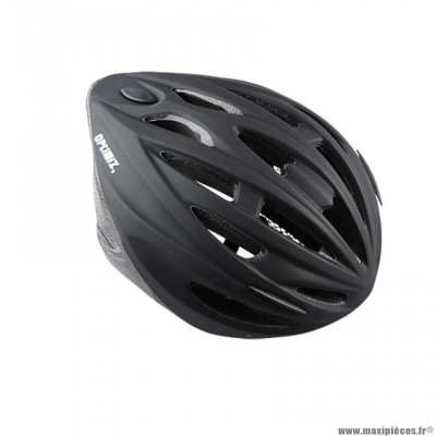 Casque route/VTT marque Optimiz o-300 vision taille 52/56 couleur noir mat avec réglage occipital