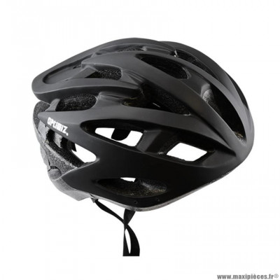 Casque route/VTT marque Optimiz o-310 taille 52/56 couleur noir mat avec réglage occipital