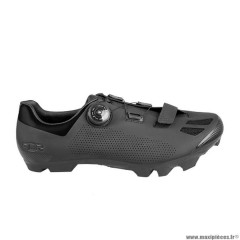 Chaussures vélo VTT marque FLR elite f70 taille 39 couleur noir serrage molette + bande auto agrippante