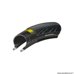 Pneu route 700x28 tringle souple marque Continental gp 5000 couleur noir/noir vectran breaker (28-622)