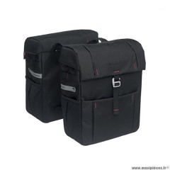 Sacoche vélo porte bagage à pont marque Newlooxs vigo couleur noir -37 litres- 310x400x150mm