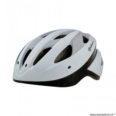 Casque route/VTT marque Polisport sport ride taille 54/58 couleur blanc/gris mat avec réglage occipital
