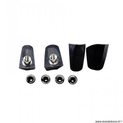 Cache visserie plateau x110 pour shimano ultegra r8000 couleur noir marque Spécialités TA (x4)