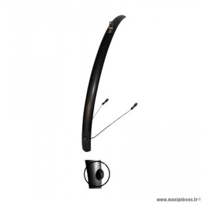 Garde-boues VTC 28p marque Stronglight r'light alu à tringles 41mm couleur noir mat