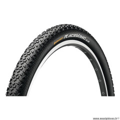 Pneu VTT 27.5x2.20 tringle souple marque Continental race king tubeless ready shieldwall apex couleur noir (55-584)