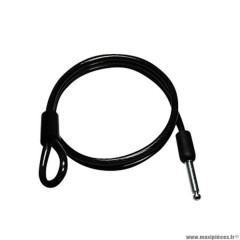 Antivol vélo cable à boucles diamètre 10x180 marque Trelock zr310 pr antivol fer à cheval marque Trelock