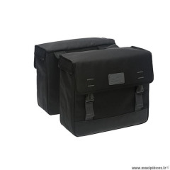 Sacoche vélo porte bagage à pont marque Newlooxs origin couleur noir - 39 litres - 375x340x155mm