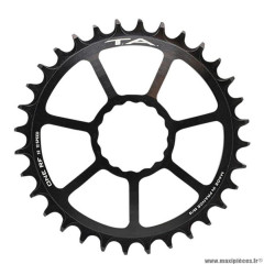 Plateau VTT mono direct mount 30 dents couleur noir mat one marque Spécialités TA (pour race face cinch 10/11/12 vitesses)