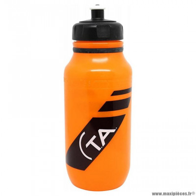 Bidon vélo marque Spécialités TA pro couleur orange translucide 600ml à visser