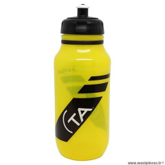 Bidon vélo marque Spécialités TA pro couleur jaune translucide 600ml à visser