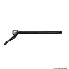 Blocage VTT arrière axe traversant marque Shimano 12mm entraxe de 142mm couleur noir