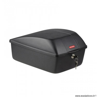 Top case vélo marque Klickfix box couleur noir 12l avec fixation uniklip 25x18x35 cm